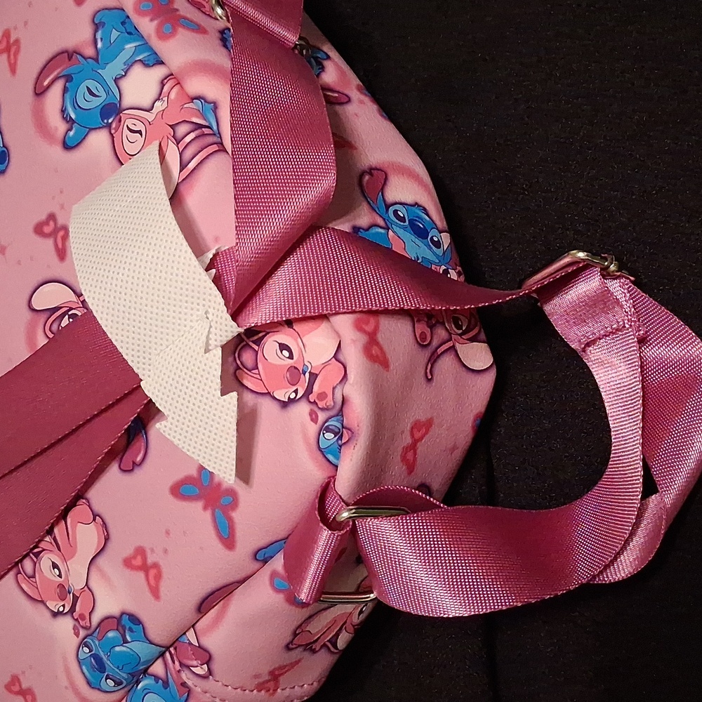 Disney Stitch Pink Kids Backpack - Picture 6 of 13